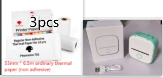 🖨️ Portable Mini Thermal Label Printer – Inkless Bluetooth-Compatible Home & Office Printer