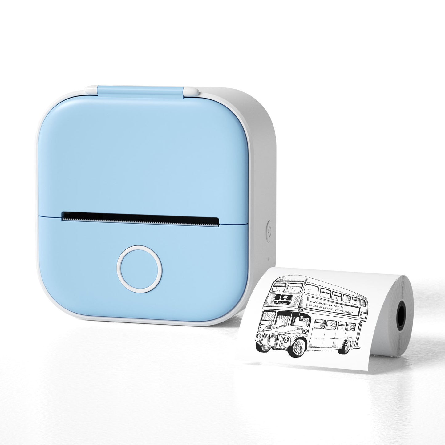 🖨️ Portable Mini Thermal Label Printer – Inkless Bluetooth-Compatible Home & Office Printer