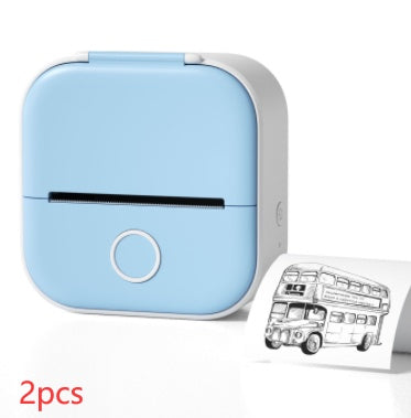 🖨️ Portable Mini Thermal Label Printer – Inkless Bluetooth-Compatible Home & Office Printer