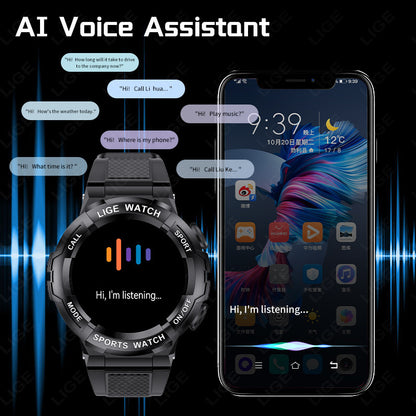 Blood Oxygen Monitoring Smart Watch with Bluetooth Calling