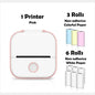🖨️ Portable Mini Thermal Label Printer – Inkless Bluetooth-Compatible Home & Office Printer