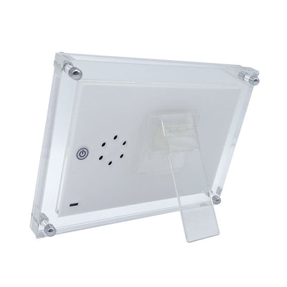 Transparent Acrylic Digital Photo Frame - WiFi Video Player & Music Support