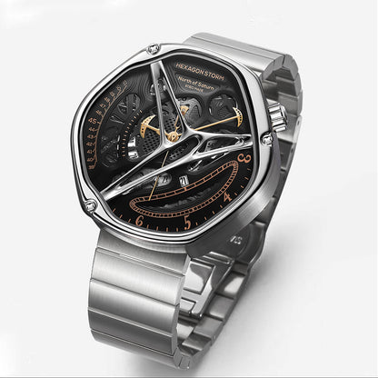 👽 Men's Hollowed Out Alien Watch: Unleash Bold Style Beyond the Ordinary! 👽