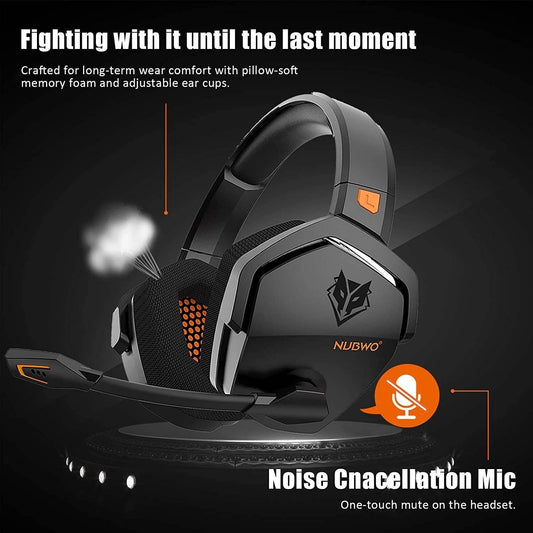 G06 Wireless Gaming Headphone Head-mounted Noise Reduction Stereo Headset