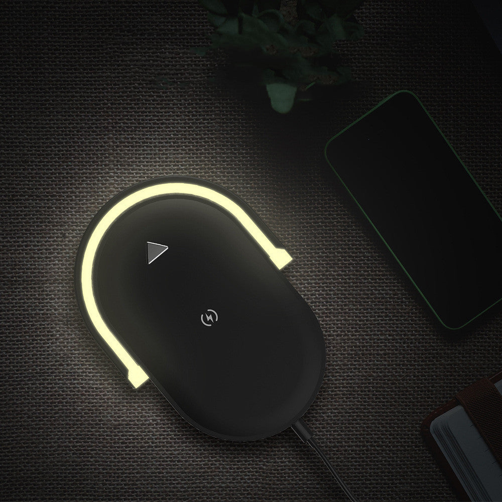 3-In-1 Foldable Wireless Charger Night Light & Fast Charging Station