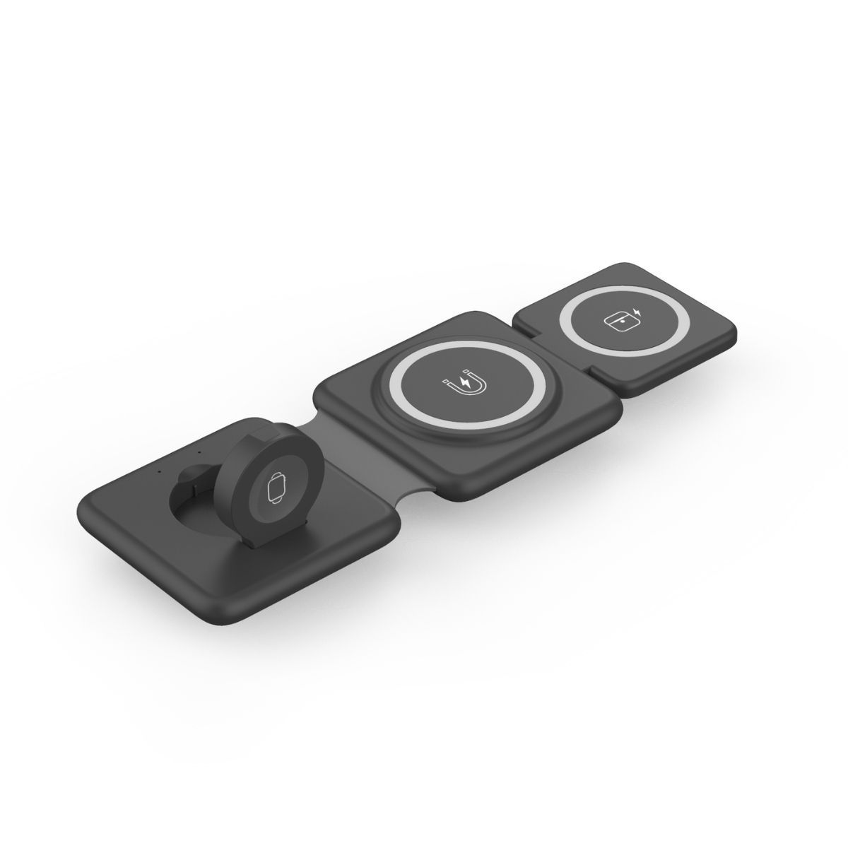 Folding Magnetic 3-in-1 Wireless Charger