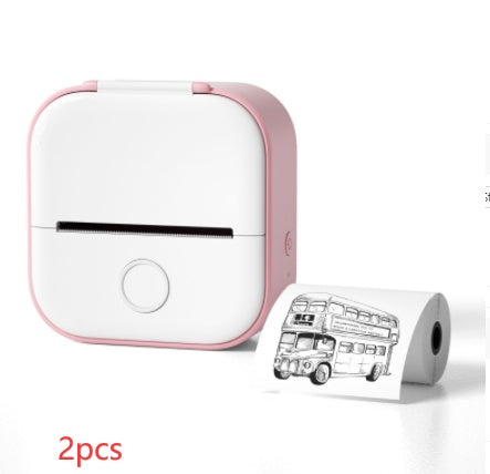 🖨️ Portable Mini Thermal Label Printer – Inkless Bluetooth-Compatible Home & Office Printer