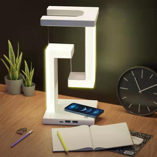 Creative Wireless Charging Suspension Lamp - Balance Lamp for Home and Bedroom