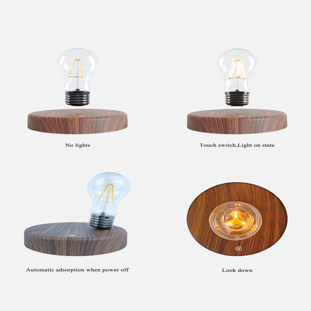 Magnetic Levitation Bulb Night Light - Creative Desktop Decoration