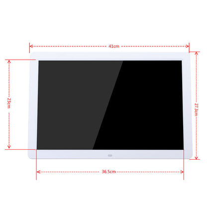 17-Inch High-Definition Digital Photo Frame with Clock, Calendar & Alarm