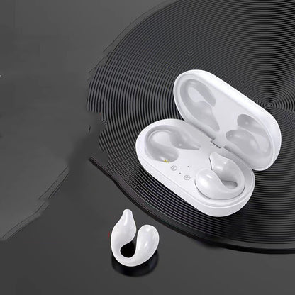 Ear Clip Bone Conduction Headphones - Bluetooth 5.2 Wireless HIFI Sports Headset