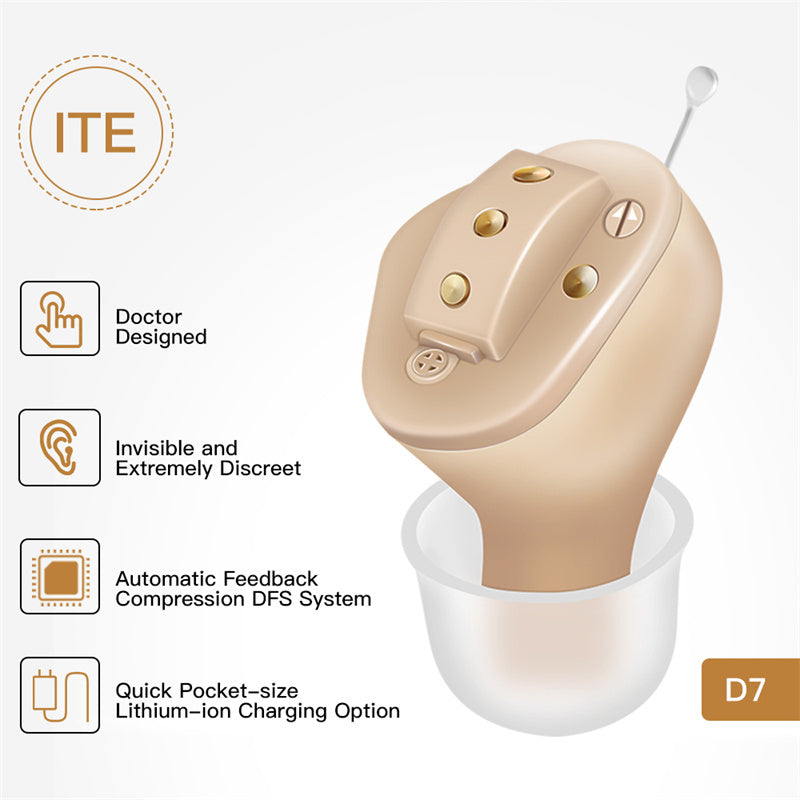 Digital Invisible Hearing Aid – Wireless Sound Amplifier for Elderly